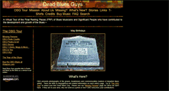 Desktop Screenshot of deadbluesguys.com