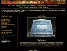 Tablet Screenshot of deadbluesguys.com